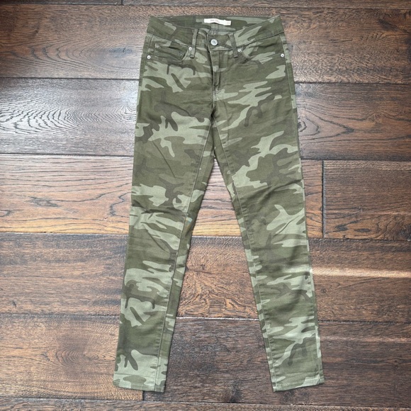 Levi's Camouflage 711 Skinny Jeans - Picture 4 of 6